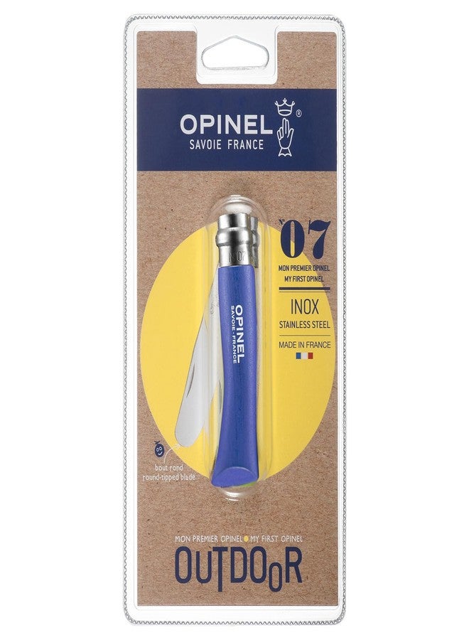 Opinel No 7 Round End Safety Red - Image 2